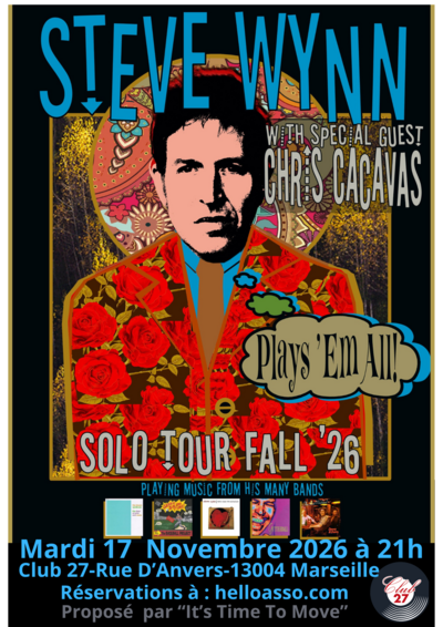 Steve Wynn( Dream Syndicate) + Chris Cacavas (Green on red)