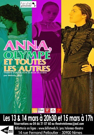 ANNA, OLYMPE ET TOUTES LES AUTRES de Mélody JAGU