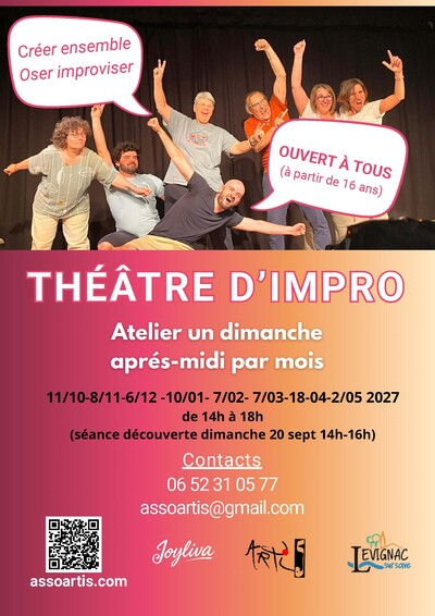 Association Artis - Ateliers dimanche de Théâtre d'Impro