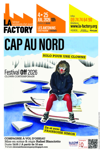 CAP AU NORD, solo pour une clowne (Festival Avignon 2026)