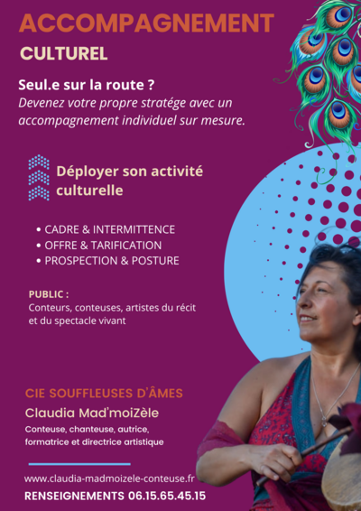 Claudia Mad'moiZèle - Accompagnement individuel : Déployer son activité culturelle