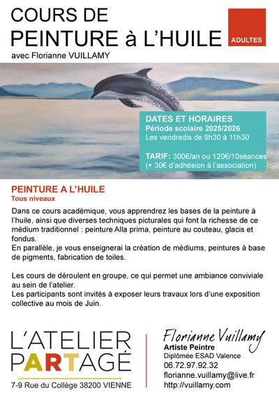 Florianne Vuillamy - Cours de Peinture à l'Huile