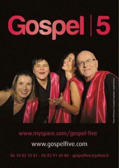 GOSPEL FIVE en Bretagne ou ailleurs!