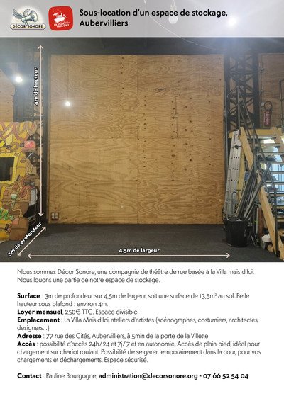 Local de stockage