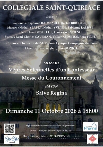MESSE DU COURONNEMENT Mozart et SALVE REGINA Haydn