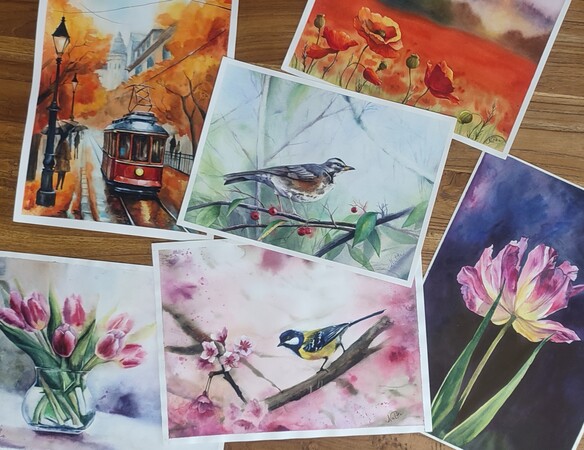 Oiseau / Aquarelle