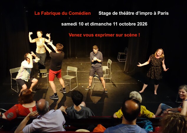 Stage improvisation théâtre week-end octobre