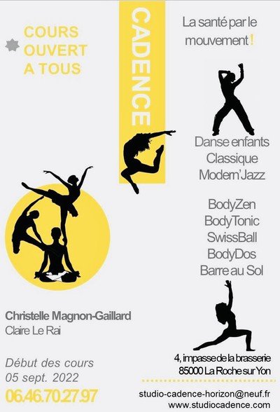 Studio CADENCE - Ecole Danse et BodyMouvSanté 