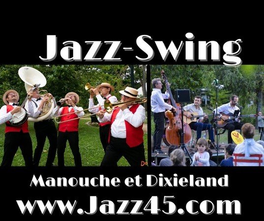 Swing & Jazz 45 - Plusieurs groupes: Swing Manouche, New-Orleans, Jazz, Rock