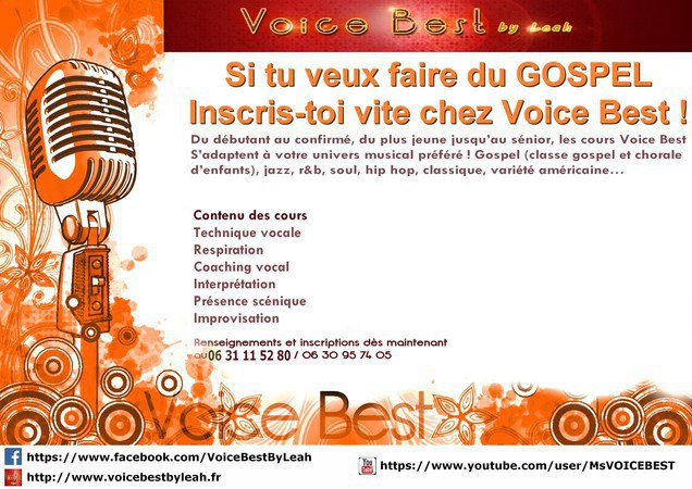 Voice Best , by leah : Ton école de chant
