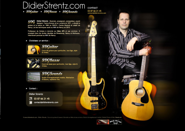 Didier Strentz - Cours de Guitare , Piano , Basse , Batterie