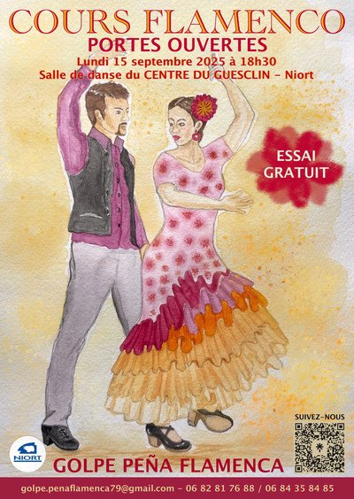 Golpe Peña Flamenca - Cours de danse flamenco gratuit