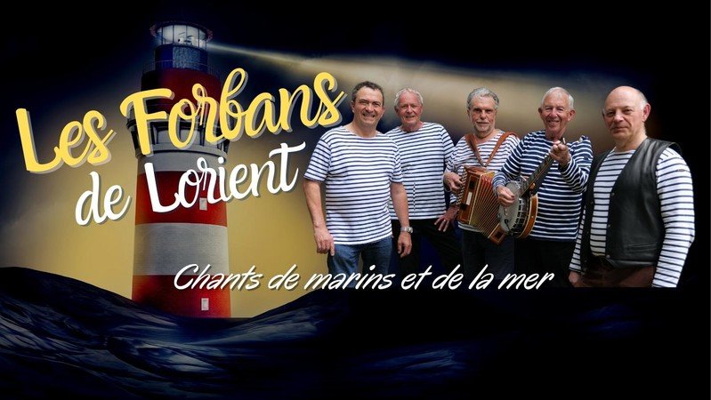 Les Forbans de Lorient - Groupe de 5 chanteurs et musiciens - chants de marins