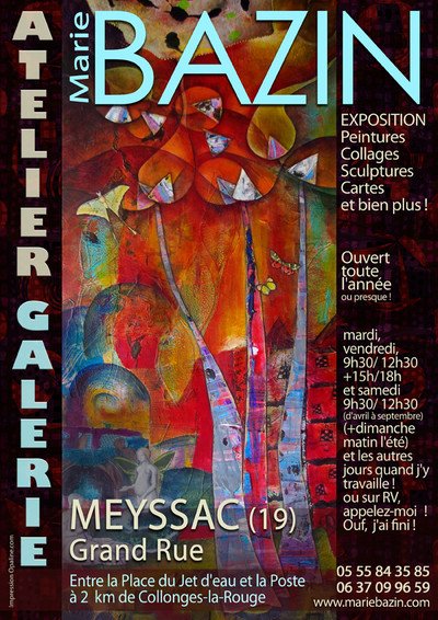 Marie BAZIN - Atelier-Galerie-Boutique