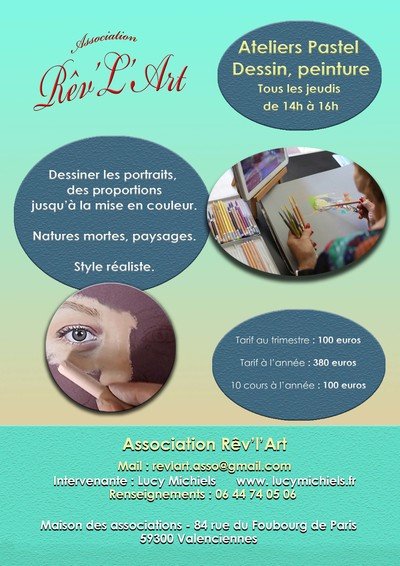 Michiels Lucy - Atelier dessin, pastel, peinture