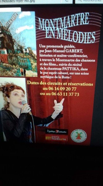 PATTIKA chante  - MONTMARTRE EN MÉLODIES 