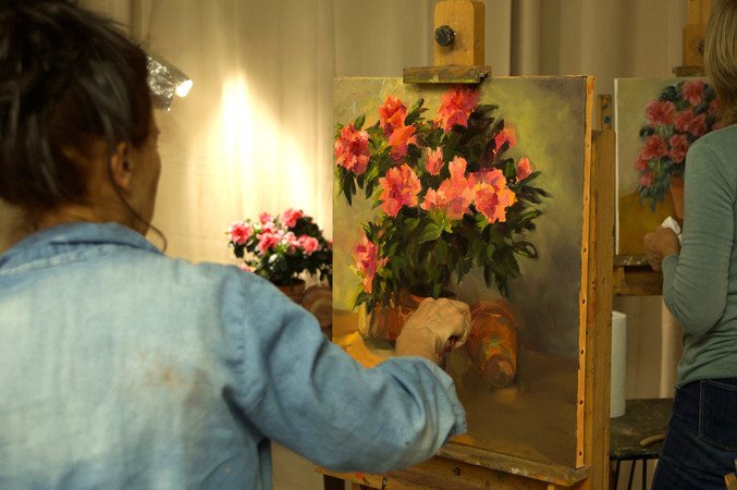 Stage de peinture à l'huile d'après nature / Vaucluse
