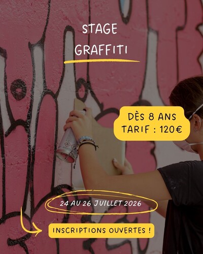 STAGE GRAFFITI JUILLET 2026