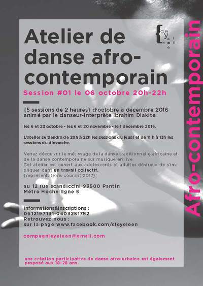 Atelier de creation afro contempo