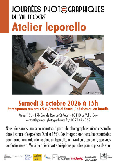 Ateliers "Leporello" et "Cyanotype"