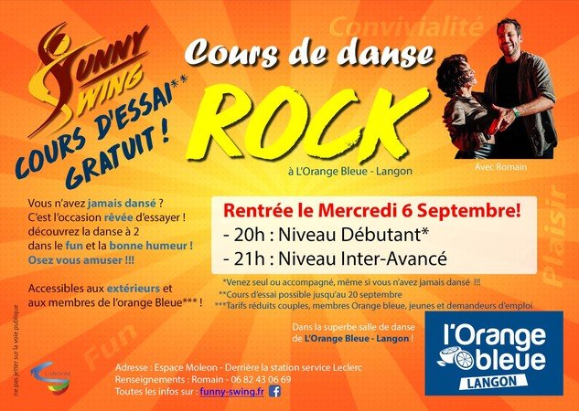Funny Swing - Cours de danse Rock débutants - Inter/Avancés