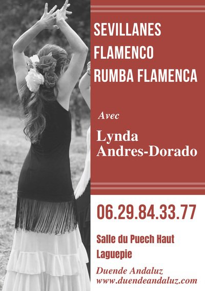 Lynda Andres-Dorado - Professeur de Flamenco et sévillanes