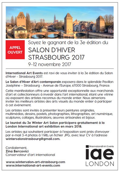 Salon d’Hiver d’Art contemporain 2017 - Appel à candidatures