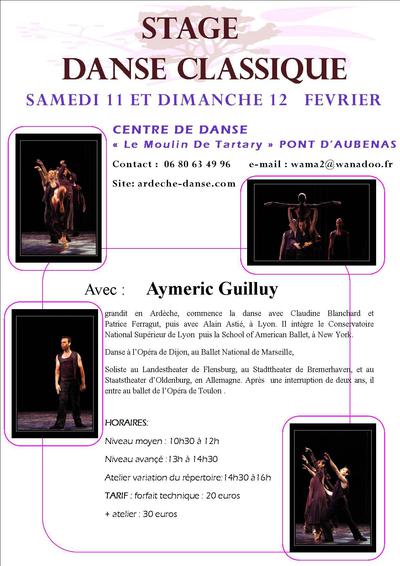 stage de danse classique à Aubenas