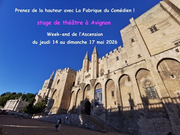 Stage impro théâtre week-end Ascension mai Avignon