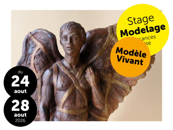 Stage Vacances d'Été 4 / Modelage Céramique Modèle Vivant
