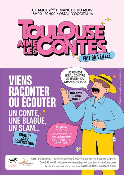 Veillée Conte & Arts de la Parole - Toulouse aime les contes