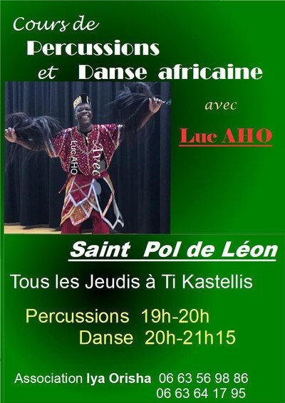 Association Iya Orisha - Luc Aho - Percussions et Danse Africaine