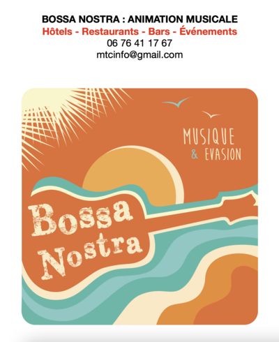 BOSSA NOSTRA - Duo d'artistes : animation musicale