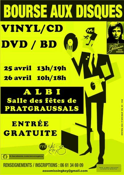 Bourse aux Disques VINYLS, CD, DVD et BD