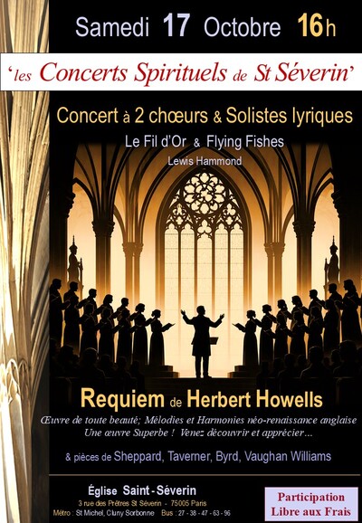 Concert à 2 chœurs & Solistes lyriques