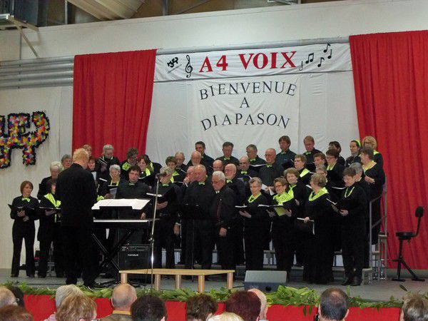 concert donné par la chorale diapason