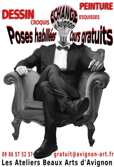 Echanges poses habillées avec cours dessin/peinture gratuits