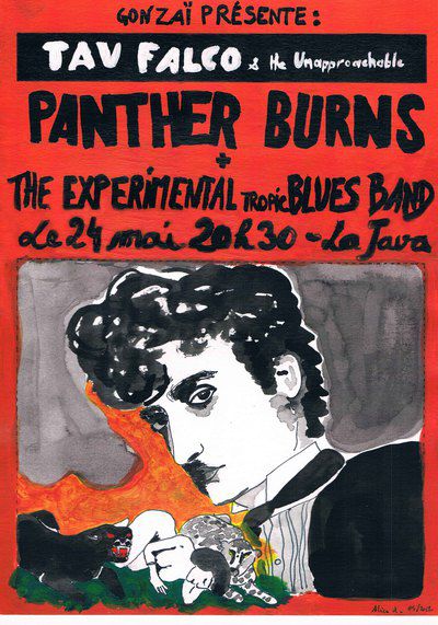 GONZAI CLUB #5 : TAV FALCO & THE UNAPPROCHABLE PANTHER BURNS + THE EXPERIMENTAL TROPIC BLUES BAND