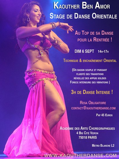 KAOUTHER BEN AMOR DANSE ORIENTALE