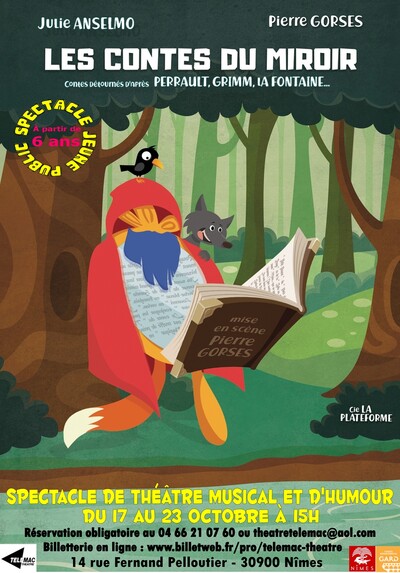 LES CONTES DU MIROIR Théâtre musical & humour pour 6-12 ans
