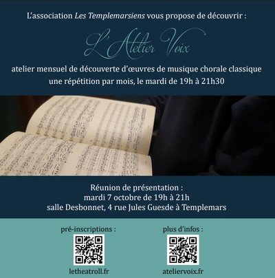 Les Templemarsiens / L'Atelier Voix - Chorale Classique - Ensembles vocaux par thème