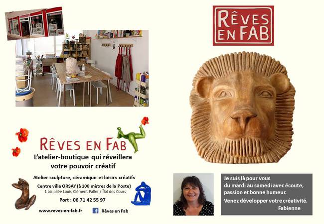 REVES EN FAB - POTERIE, CERAMIQUE ET LOISIRS CREATIFS (Enfants, adultes et familles)