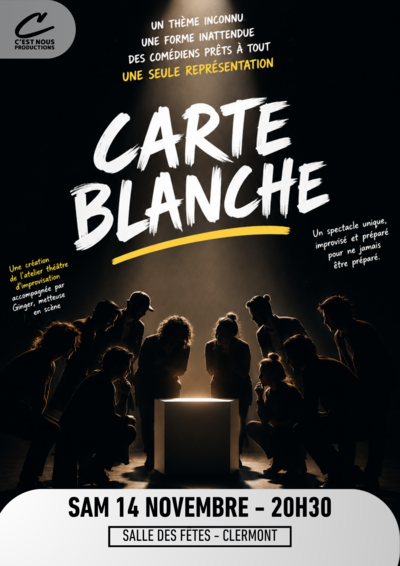 Spectacle "CARTE BLANCHE"