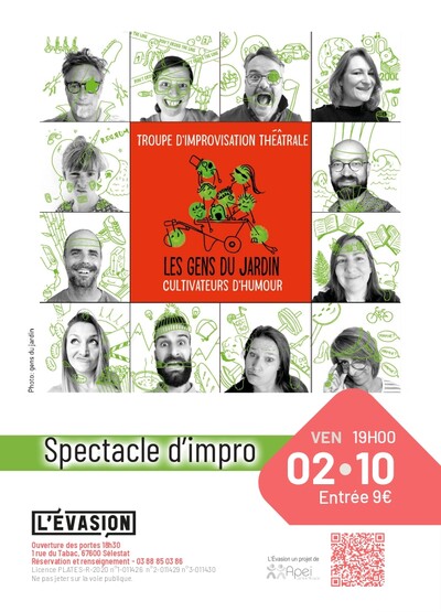 Théare d'impro : Les gens du jardin