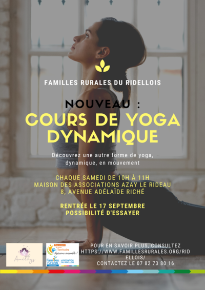 Asso Familles Rurales du Ridellois - Yoga dynamique