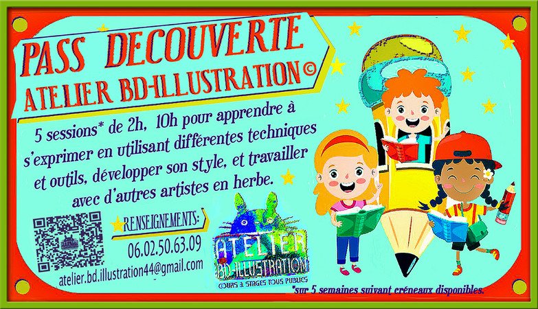 ATELIER BD-ILLUSTRATION(c) - 6 COURS : ENFANTS, ADOS, PREP'ARTS + ADULTES 2026-2027