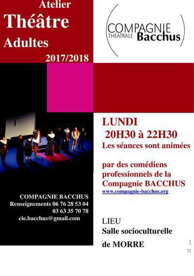 Compagnie Bachus - Atelier Théâtre Adultes