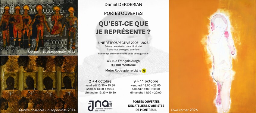 Daniel Derderian - expo - QU’EST-CE QUE JE REPRÉSENTE ?