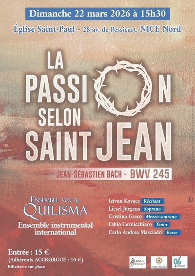 La Passion selon St Jean