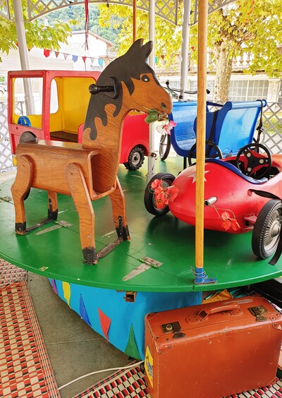 Manège écologique au festival des Montagn'Arts